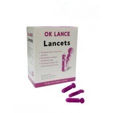 سوزن تست قند خون چهار پر (لنست) - OK LANCE سوزن تست قند خون چهار پر (لنست) - OK LANCE