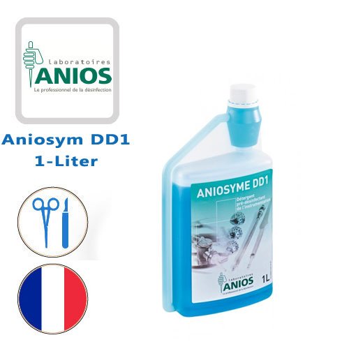 محلول کنسانتره شوینده ابزار پزشکی آنیوزیم دی دی وان آنیوس یک لیتری - Aniosyme DD1 - کد 439
