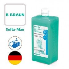 محلول ضدعفونی کننده دست سافتا من B|BRAUN Softa-Man یک لیتری - کد 589 محلول ضدعفونی کننده دست سافتا من B|BRAUN Softa-Man یک لیتری - کد 589
