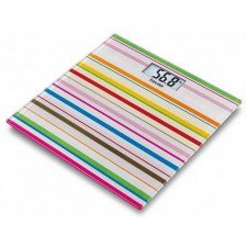 ترازو دیجیتالی طرح دار بیورر آلمان مدل ترازوی  beurer GS27-Happy Stripes ترازو دیجیتالی طرح دار بیورر آلمان مدل ترازوی  beurer GS27-Happy Stripes
