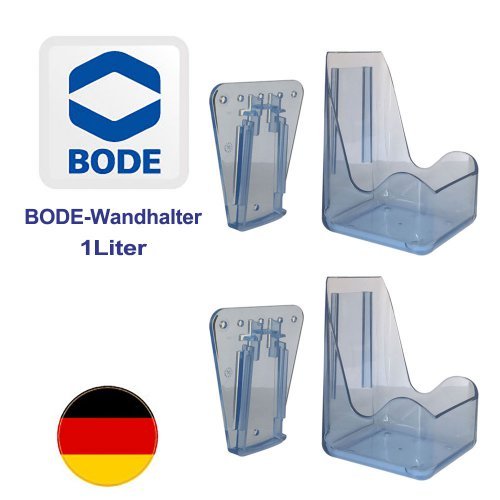 پایه یک لیتری بدون محلول - بدون بطری - BODE-Wandhalter-1Liter - جعبه ی 2 عددی