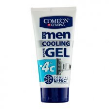 ژل اصلاح خنک کننده مردانه مناسب پوست‌های خشک و حساس کامان - Comeon Cooling Shave Gel For Men 175ml - کد1843