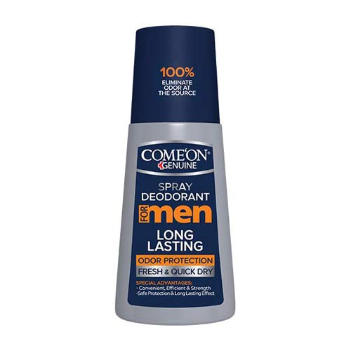 اسپری دئودورانت مردانه ضد تعریق خنک کننده کامان - Comeon Long Lasting Spray Deodorant For Men120ml