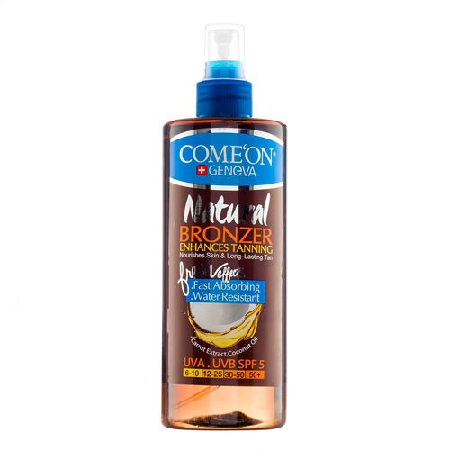 روغن برنزه کننده بدن کامان - Comeon Natural Bronzer Enhances Tanning Oil 400ml