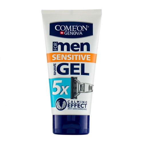 ژل اصلاح ریش مردانه مناسب پوست‌های حساس کامان -  Comeon Sensitive Shave Gel For Men 175ml