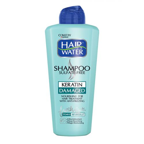 شامپو هیرواتر سولفات فری مناسب موهای آسیب دیده کامان - COMEON HAIRWATER SHAMPOO FOR DAMAGED HAIR 400ml