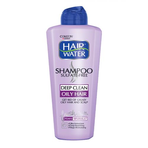 شامپو هیرواتر سولفات فری مناسب موهای چرب کامان - COMEON HAIRWATER SHAMPOO FOR OILY HAIR 400ml - کد2610