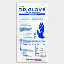 دستکش لاتکس استریل جراحی - پودری - برند دکتر گلاو  هند - DR.GLOVE - یک جفت دستکش لاتکس استریل جراحی - پودری - برند دکتر گلاو  هند - DR.GLOVE - یک جفت