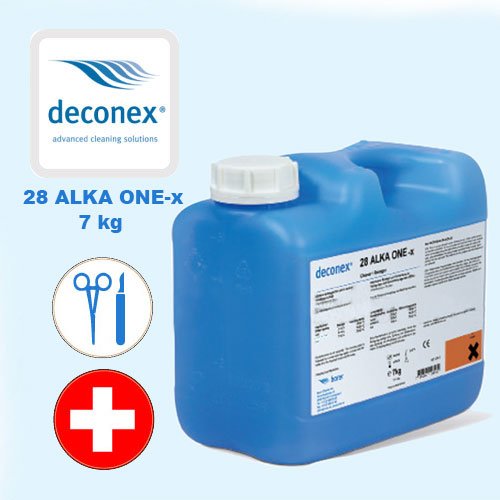 پاک کننده قلیایی ماشینهای شوینده اتوماتیک 28 آلکاوان Deconex 28 ALKA ONE-X دکونکس - گالن 5 لیتری - کد 597