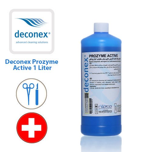 محلول کنسانتره پاک کننده آنزیمی خنثی دکونکس پروزایم اکتیو Deconex Prozyme Active - یک لیتری - کد 595