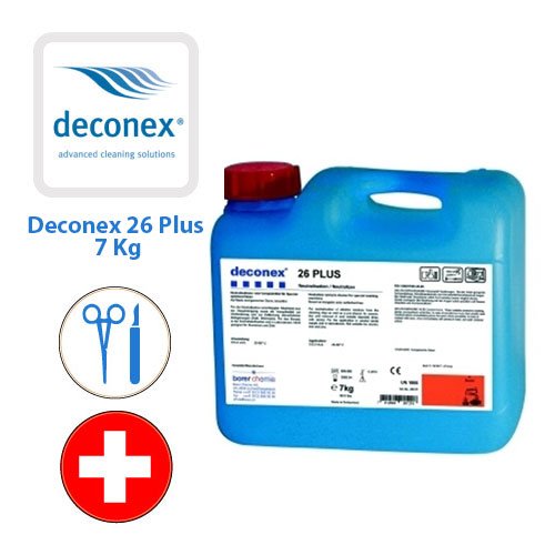 کنسانتره پاک کننده اسیدی ماشینهای شوینده اتوماتیک 26 پلاس Deconex 26 Plus دکونکس - گالن 5 لیتری - کد 598