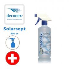اسپری ضدعفونی کننده سطوح و ابزار تخصصی سریع لاثر سولارسپت دکونکس نیم لیتری  Solarsept Deconex (به همراه افشانه) - کد 531 اسپری ضدعفونی کننده سطوح و ابزار تخصصی سریع لاثر سولارسپت دکونکس نیم لیتری  Solarsept Deconex (به همراه افشانه) - کد 531