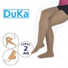 جوراب واریس انتهای ران دوکاواس DukaVas AG - کلاس فشار 2 - پنجه باز - کرم - کد2702 جوراب واریس انتهای ران دوکاواس DukaVas AG - کلاس فشار 2 - پنجه باز - کرم - کد2702