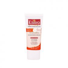 کرم ضد آفتاب با SPF 50 مناسب انواع پوست رنگ بژ طبیعی الارو - Ellaro natural beige SPF 50 Sunscreen cream 50ml - کد2313