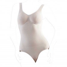 بادی لاغری میکروفیبر فرم دهی فارماسل ایتالیا مدل Art.608 - سفید