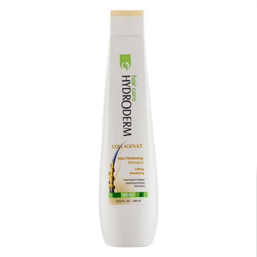 شامپو حجم دهنده مو حاوی کلاژن و کراتین 400 میل هیدرودرم - Hydroderm Collagen Keratin Volu Thickening Shampoo 400ml