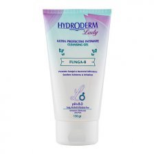  ژل بهداشتی بانوان لیدی فانگا8 مخصوص مخاط ملتهب و تحریک شده ناحیه واژینال هیدرودرم - Hydroderm Lady Funga 8 Ultra Protective Intimate Cleansing Gel 150ml - کد2277