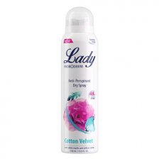 اسپری دئودورانت کوتون ولوت هیدرودرم - Hydroderm Lady Deodorant Spray For dry skin 150ml - کد1878 اسپری دئودورانت کوتون ولوت هیدرودرم - Hydroderm Lady Deodorant Spray For dry skin 150ml - کد1878