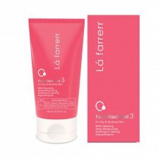 ژل شستشوی صورت مخصوص پوست های خشک و حساس لافارر3 - lafarrerr face cleansing foam for dry sensitive skin three 150ml - کد1967