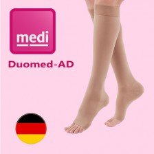 جوراب واریس زیر زانو مدی آلمان مدل دومد Duomed AD - کلاس فشار 2 - رنگ کرم- کد 556