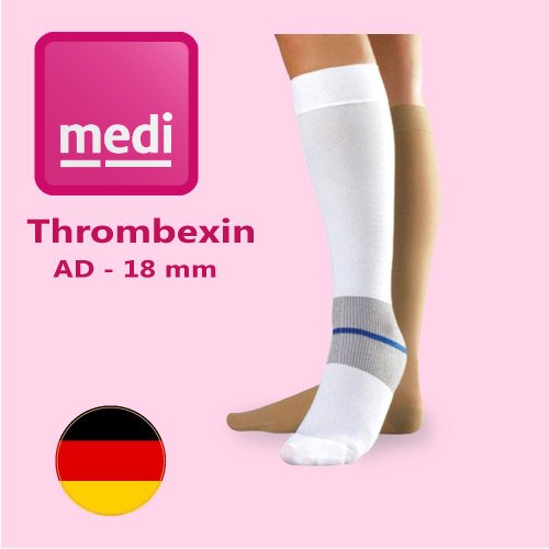 جوراب ضد آمبولی زیر زانو مدی آلمان Medi - رنگ سفید