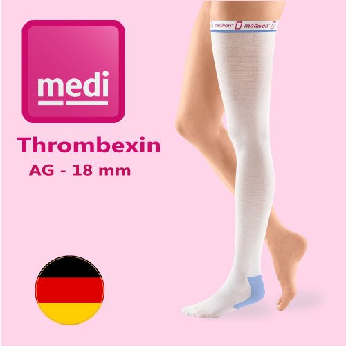 جوراب ضد آمبولی بالای ران مدی آلمان Medi - رنگ سفید