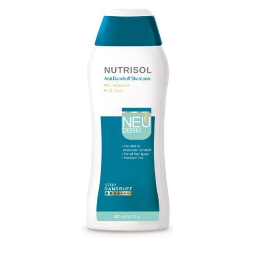 شامپو ضد شوره نوتریسول آنتی دندروف نئودرم - Neuderm Anti Dandruff Nutrisol Hair Shampoo 300ml