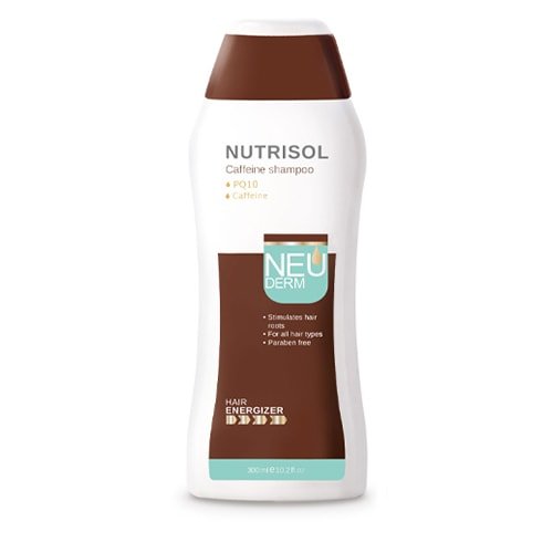 شامپو ضد ریزش مو نوتریسول کافئین نئودرم - Neuderm Nutrisol Caffeine Shampoo 300ml