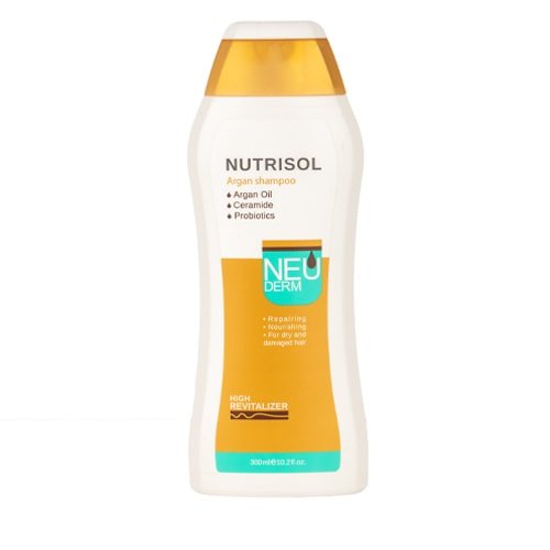 شامپو تقویتی روغن آرگان نوتریسل نئودرم - Neuderm nutrisol argan shampoo 300ml