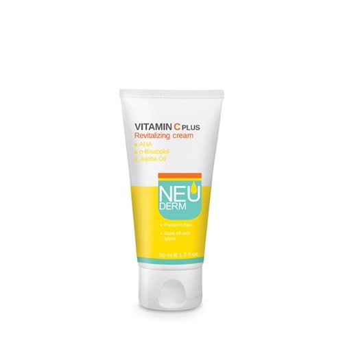 کرم جوان کننده ویتامین C پلاس نئودرم - Neuderm Vitamin C Plus Revitalizing Cream 50ml