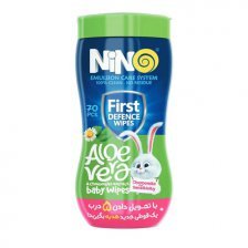 دستمال مرطوب کودک آلوئه ورا کمر باریک نینو - Nino Aloe Vera Wet Wipes - کد2476 دستمال مرطوب کودک آلوئه ورا کمر باریک نینو - Nino Aloe Vera Wet Wipes - کد2476