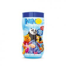 دستمال مرطوب کودک کارتونی کمر باریک نینو -  Nino Baby Wet Wipes  - کد 2487