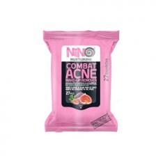 دستمال مرطوب آرایش پاک کن ضد آکنه نینو - Nino Combat Acne Makeup Remover Wet Wipes - کد2467 دستمال مرطوب آرایش پاک کن ضد آکنه نینو - Nino Combat Acne Makeup Remover Wet Wipes - کد2467