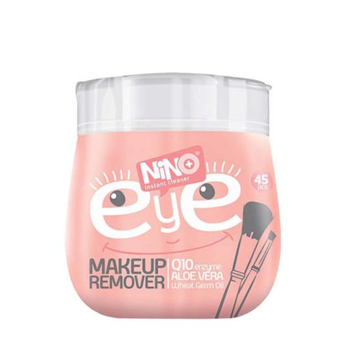 دستمال مرطوب پاک کننده آرایش دور چشم نینو - Nino Eye Makeup Remover