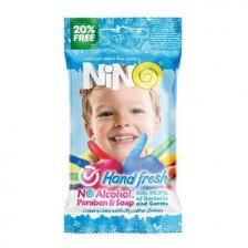 دستمال مرطوب پاک کننده دست و صورت پسرانه نینو - Nino Hand Fresh Wipes For Boys- کد 2488 دستمال مرطوب پاک کننده دست و صورت پسرانه نینو - Nino Hand Fresh Wipes For Boys- کد 2488