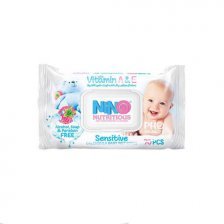 دستمال مرطوب کودک حساس نینو - Nino Sensitive Baby Wet Wipes - کد2480