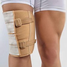 زانوبند کشکک بسته منفذ دار پاک سمن - Pak Saman 150 - رنگ کرم - کد3135