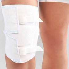 زانوبند کشکک بسته منفذ دار پاک سمن - Pak Saman 150 - رنگ سفید - کد3134