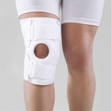 زانوبند کشکک باز منفذ دار پاک سمن - Pak Saman 194 - رنگ سفید - کد3129