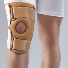 زانوبند کشکک باز منفذ دار پاک سمن - Pak Saman 194 - رنگ کرم - کد3130