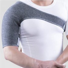 شانه بازو بند نئوپرنی یک طرفه پاک سمن - Pak Saman 111 - رنگ طوسی - کد3077