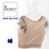 سوتین طبی بعد از عمل جراحی سینه رینی آمریکا مدل Rainey WAB-AIS-FHO - مشکی - A3
