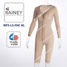 گن بعد از عمل جراحی فول بادی با آستین تا زانو رینی آمریکا مدل WFS-LS-FHC-KL - مشکی