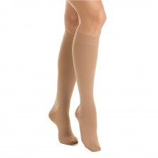 جوراب واریس کتان زیر زانو ریلکسان ایتالیا مدل M1150 کلاس فشار یک - پنجه بسته - کرم