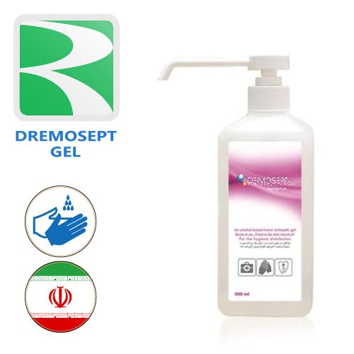 ژل ضد عفونی کننده  دست درموسپت  یک لیتری - DERMOSEPT Gel