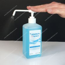 محلول ضدعفونی کننده  دست الکلی درموسپت پلاس نیم لیتری رضاراد - Rezarad DERMOSEPT  Plus 500cc - بهمراه پمپ دوشی پاششی وارداتی - کد 430 محلول ضدعفونی کننده  دست الکلی درموسپت پلاس نیم لیتری رضاراد - Rezarad DERMOSEPT  Plus 500cc - بهمراه پمپ دوشی پاششی وارداتی - کد 430