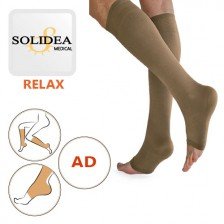 جوراب واریس زیر زانو ریلکس سولیدا ایتالیا Solidea Relax AD - کلاس فشار دو - پنجه باز - رنگ کرم - کد301 جوراب واریس زیر زانو ریلکس سولیدا ایتالیا Solidea Relax AD - کلاس فشار دو - پنجه باز - رنگ کرم - کد301