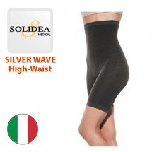 گن شلوارکی پس از زایمان سولیدا ایتالیا مدل سیلور ویو هایویست SILVER WAVE High Waist - رنگ کرم