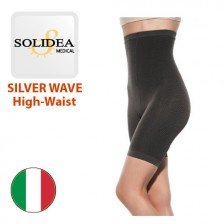 گن شلوارکی پس از زایمان سولیدا ایتالیا مدل سیلور ویو هایویست SOLIDEA SILVER WAVE High Waist - رنگ کرم - کد310