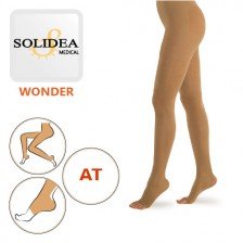 جوراب واریس شلواری واندر مدل سولیدا ایتالیا Solidea Wonder Model AT - کلاس فشار دو - پنجه باز - کرم - کد303 جوراب واریس شلواری واندر مدل سولیدا ایتالیا Solidea Wonder Model AT - کلاس فشار دو - پنجه باز - کرم - کد303